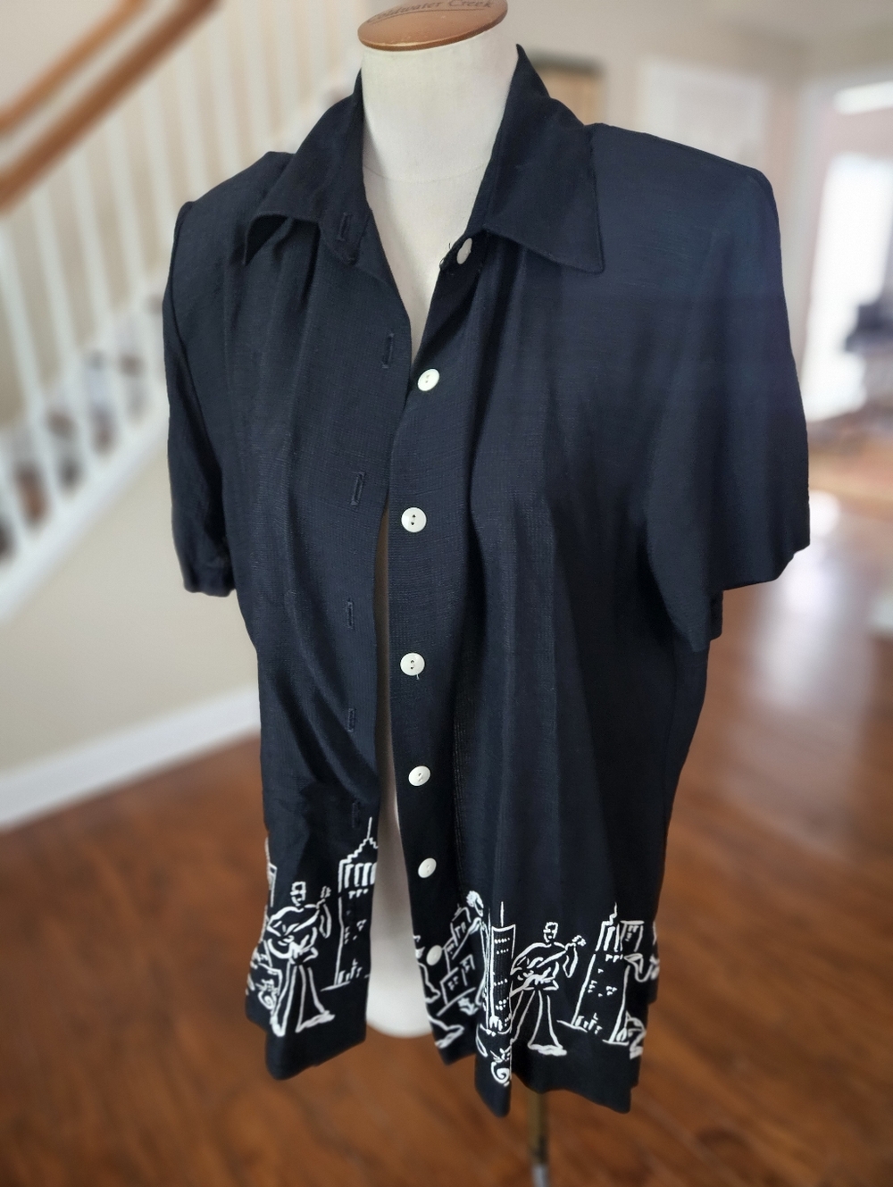 VTG 90s Westside Clothing Co City Streets Top Large